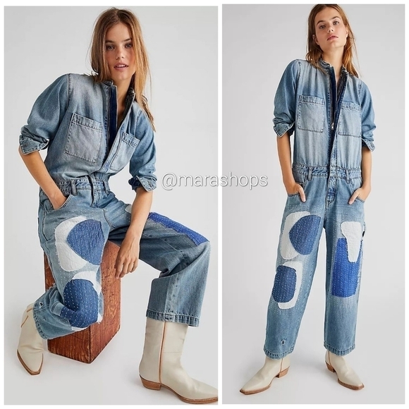 Sandrine Rose Patch Jumpsuit - Picture 1 of 7